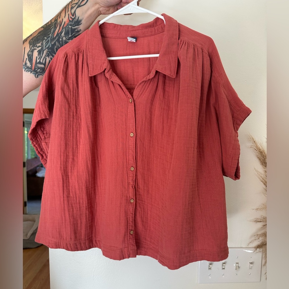 Old Navy Rust Blouse